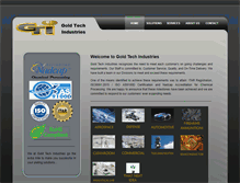 Tablet Screenshot of goldtechind.com